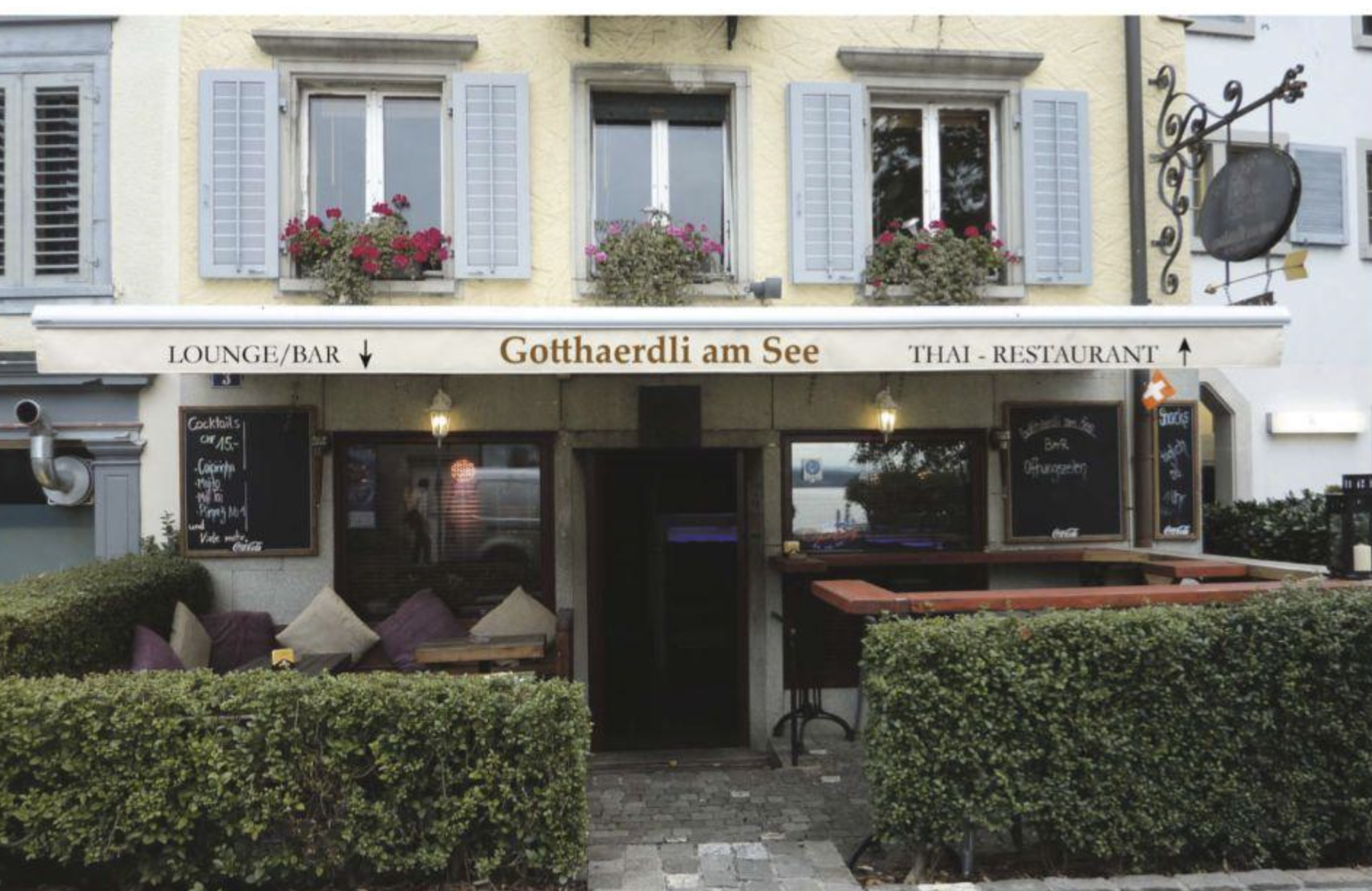 Photo of the Gotthardli Am See Thai restaurant cosy place for birthday in Zug 