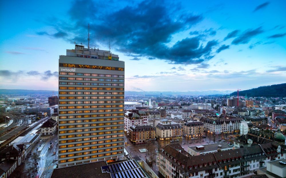 Swissotel aerial view