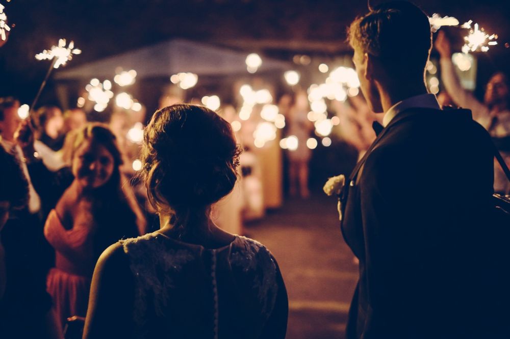 Wedding ceremony in a cozy atmosphere