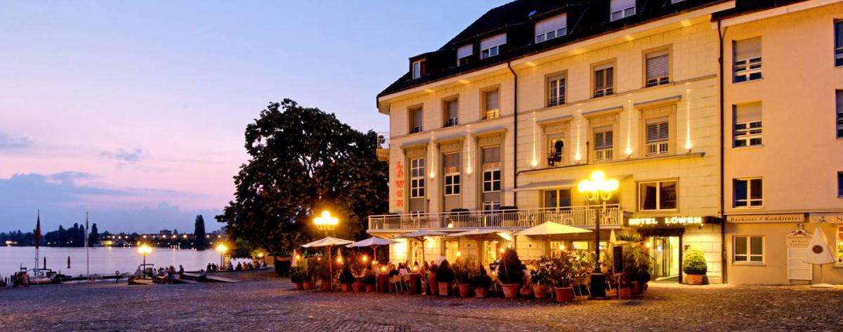 Hotel Lowen am See Zug with lake view