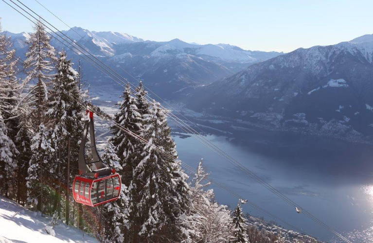 Locarno with a historic old town